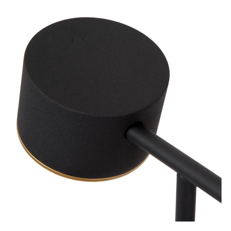 Lucide GIAN - Stojacia lampa - LED Dim. - 1x9W 2700K - Čierna